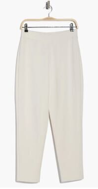 SPANX The Perfect Pant Tapered Ankle Pants Cream Ivory Size Large